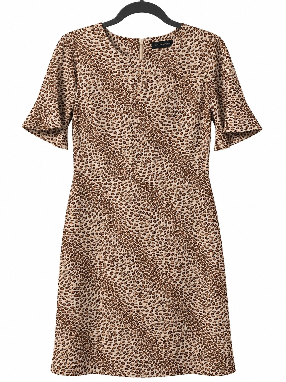 Banana Republic Leopard Print Shift Dress - Tan & Brown